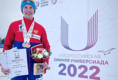 Биатлонист из Ленобласти привез «серебро» и «бронзу» со всероссийской Универсиады