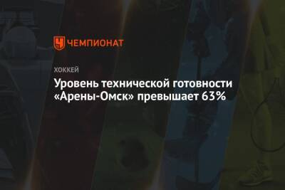 Уровень технической готовности «Арены-Омск» превышает 63%
