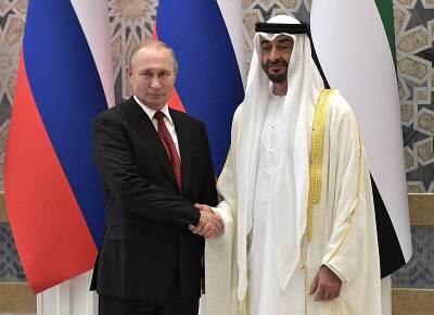 Президент России обсудил с наследным принцем Абу-Даби ситуацию на Украине