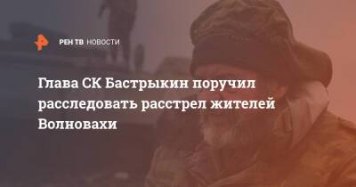 Глава СК Бастрыкин поручил расследовать расстрел жителей Волновахи