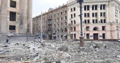 В Харькове сбили самолет РФ, который бомбил город (видео)