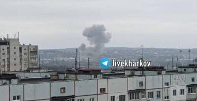 В Харькове сбили вражеский самолет, который бомбил город
