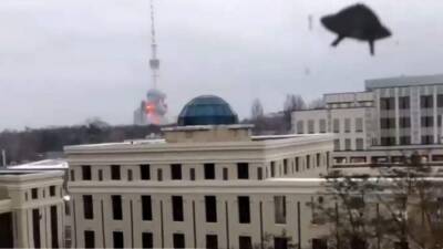 Взрыв у телевышки в Киеве повредил сall-центр для осуществления вредоносных звонков