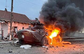Под Киевом ВСУ разбили и сожгли дотла российскую колонну