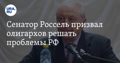 Сенатор Россель призвал олигархов решать проблемы РФ
