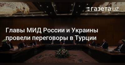 Главы МИД России и Украины провели переговоры в Турции