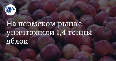 На пермском рынке уничтожили 1,4 тонны яблок
