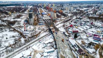 Строительство развязки на улице Циолковского идет с опережением графика