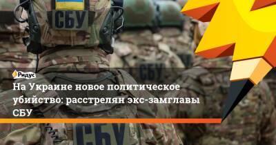 НаУкраине новое политическое убийство: расстрелян экс-замглавы СБУ