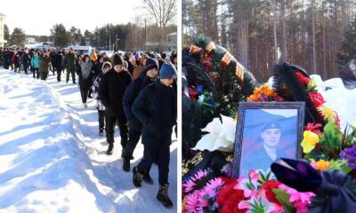«Пришли сотни людей». В Карелии простились с 19-летним солдатом, погибшем на Украине