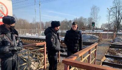 В Пушкинском городском округе на ж/д станции «Правда» проверили меры безопасности