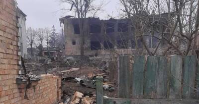 Россияне разрушили здание Бородянского райсуда на Киевщине