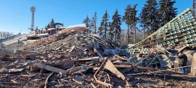 Российские оккупанты вновь обстреляли стадион Десны в Чернигове