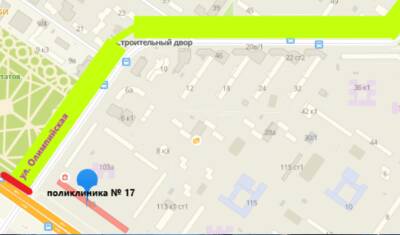 В Тюмени на Олимпийской отремонтируют дорогу к поликлинике № 17