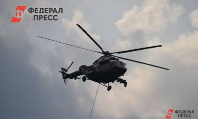 В Псковской области опрокинулся вертолет