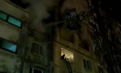 Видео с места взрыва газа в жилом доме в Воронеже с двумя погибшими