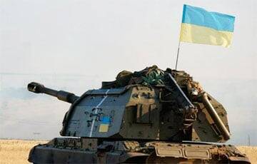 Украинская артиллерией «накрыла» прямым попаданием колонну танков и БМП оккупантов