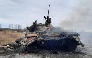 Украинские бойцы устроили засаду на колонну российской техники в Броварском районе Киевской области