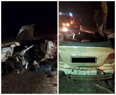 Под Новосибирском водитель Hyundai Solaris уснул за рулём и попал в смертельное ДТП