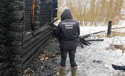 Тело погибшего нашли в сгоревшем в деревне Тверской области доме