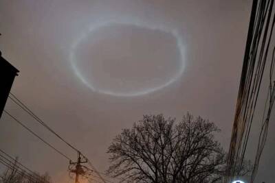 Светящееся кольцо в небе над КНР озадачило пользователей Сети