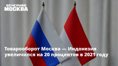 Товарооборот Москва — Индонезия увеличился на 20 процентов в 2021 году
