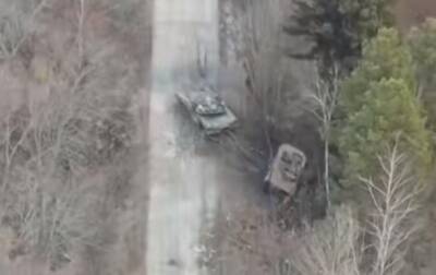 ВСУ уничтожили колонну российских танков