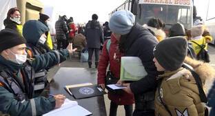 Около 7000 жителей Донбасса прибыли в Ростовскую область за сутки