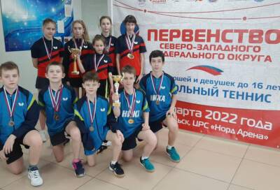 Ленинградские спортсмены по настольному теннису взяли золото и бронзу на Первенстве в Архангельске