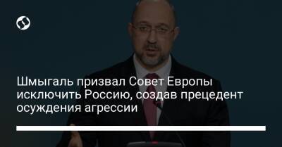 Тини Кокс - Шмыгаль призвал Совет Европы исключить Россию, создав прецедент осуждения агрессии - liga.net - Россия - Украина