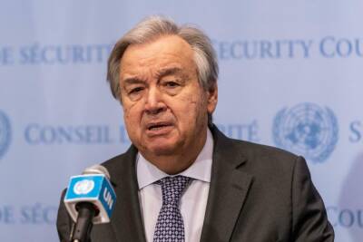 Генсек ООН Антониу Гутерриш: «Украину уничтожают на глазах у всего мира»