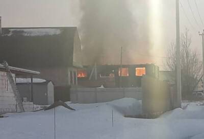 В Красном Бору сгорело 340 "квадратов" жилого дома