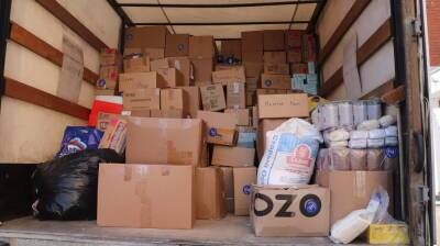 Жители Красногорска отправили беженцам из ДНР и ЛНР более 10 тонн гуманитарной помощи