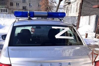 В Кургане на машинах Росгвардии появился символ Z - kikonline.ru - Россия - Курганская обл.
