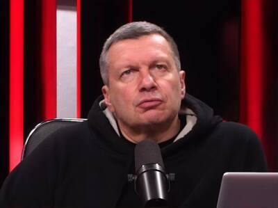 Российский пропагандист Соловьев перешел на крик, грозя Западу, что РФ не остановится на Украине. Видео