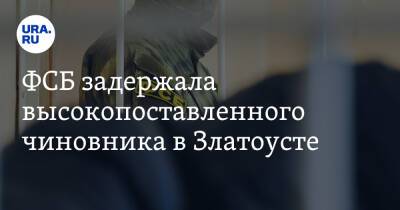 ФСБ задержала высокопоставленного чиновника в Златоусте