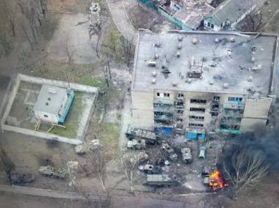 Украинские военные уничтожили ряд техники россиян под Мариуполем – фото