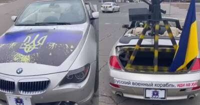 Тачанка XXI века: полиция Николаева получила боевой кабриолет BMW (видео)