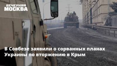 В Совбезе заявили о сорванных планах Украины по вторжению в Крым