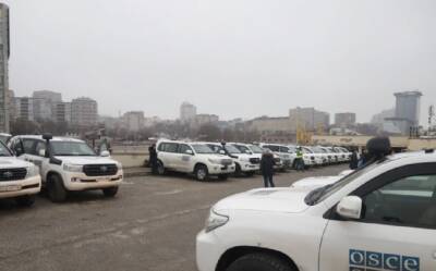 Машины наблюдателей ОБСЕ оказались брошенными в Ростове