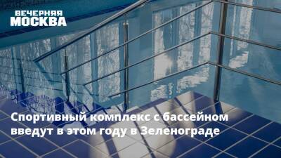 Рафик Загрутдинов - Спортивный комплекс с бассейном введут в этом году в Зеленограде - vm.ru - Москва - Зеленоград - Строительство