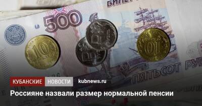 Россияне назвали размер нормальной пенсии