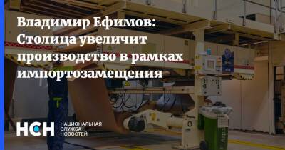 Владимир Ефимов - Александр Прохоров - Владимир Ефимов: Столица увеличит производство в рамках импортозамещения - nsn.fm - Москва