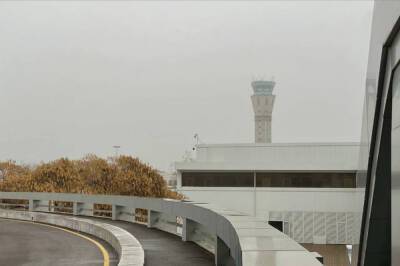 Густой туман ограничил работу аэропорта "Ташкент"