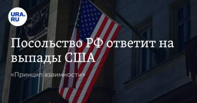 Посольство РФ ответит на выпады США. «Принцип взаимности»