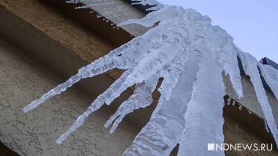 В Кургане упавшая с крыши глыба льда покалечила двух детей