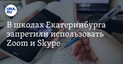 В школах Екатеринбурга запретили использовать Zoom и Skype