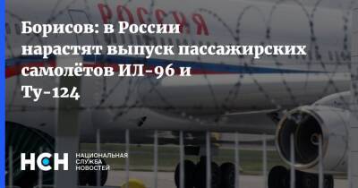 Борисов: в России нарастят выпуск пассажирских самолётов ИЛ-96 и Ту-124