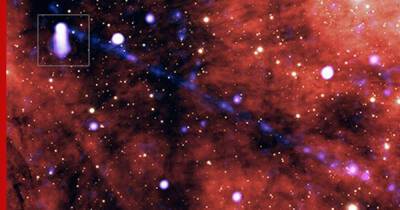 Астрономы запечатлели космический луч из антиматерии
