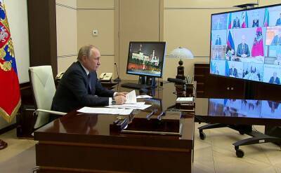 Губернатор Игорь Руденя принял участие в совещании под руководством Президента РФ Владимира Путина о мерах социально-экономической поддержки субъектов страны